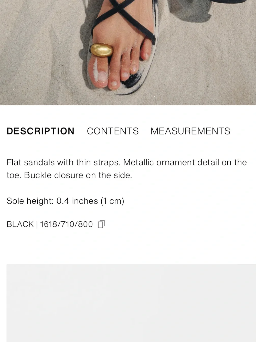 Zara toe ring sandal - Picture 7 of 10